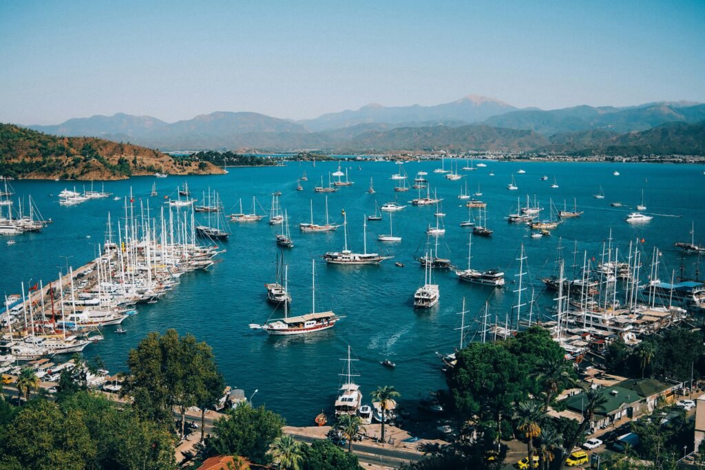 Explore the vibrant Fethiye Marina