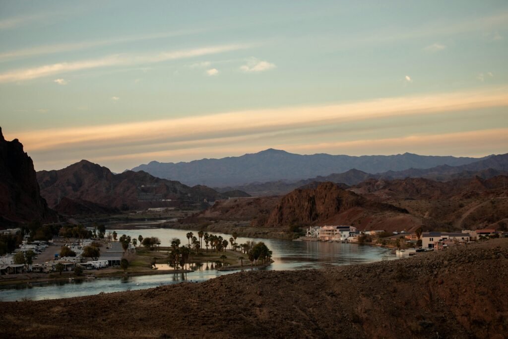 Stunning view of the Parker Arizona