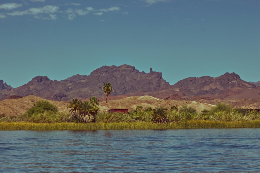 Beautiful landscape of Parker, AZ with