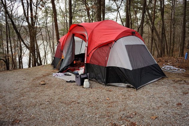 can you use a propane heater in a tent