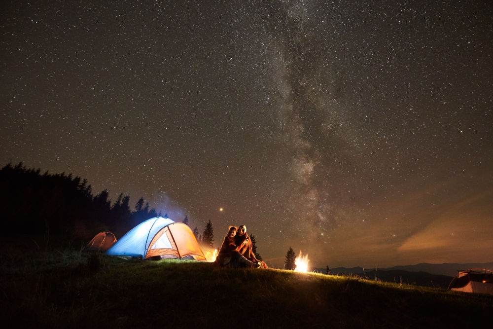 how to connect two tents together